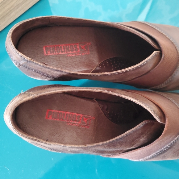 Pikolinos Leather Slip-on Heeled Bootie - Picture 8 of 14